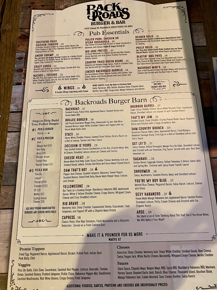Backroads Burger & Bar Menu-2